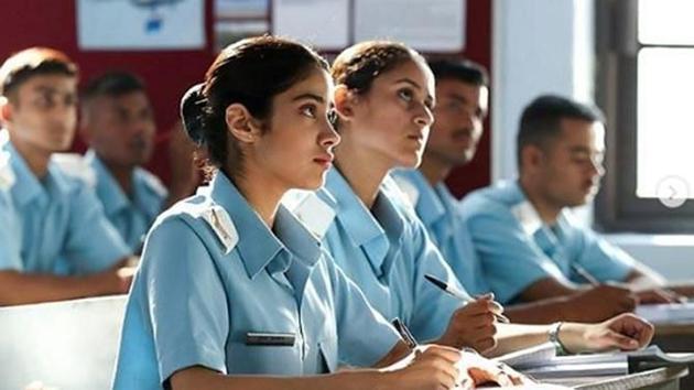 Janhvi Kapoor stars as IAF pilot Gunjan Saxena in the film.