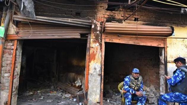 Communal clashes had broken out in northeast Delhi on February 24 after violence between citizenship law supporters and protesters spiralled out of control leaving at least 53 people dead and around 200 injured.(Raj K Raj/HT file photo)