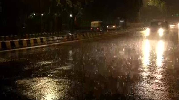 Delhi had a rain deficiency of 35% as on Wednesday which is likely to improve substantially on Thursday when Wednesday evening’s rain is accounted for. (ANI/Twitter) Delhi had a rain deficiency of 35% as on Wednesday which is likely to improve substantially on Thursday when Wednesday evening’s rain is accounted for. (ANI/Twitter)