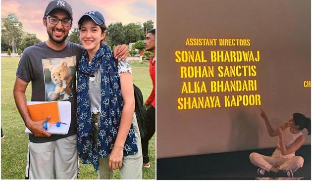 Sanjay Kapoor’s daughter Shanaya Kapoor worked as an assistant director on Gunjan Saxena: The Kargil Girl.