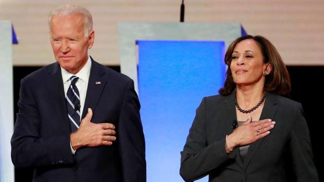 File photo of Democratic Party presidential nominee Joe Biden and his running mate, U.S. Senator Kamala Harris (REUTERS) File photo of Democratic Party presidential nominee Joe Biden and his running mate, U.S. Senator Kamala Harris (REUTERS)