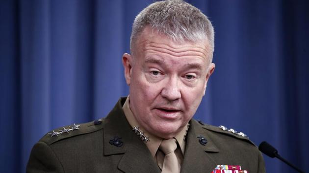 File photo of Gen Kenneth "Frank" McKenzie, the top U.S. commander for the Middle East(AP File)