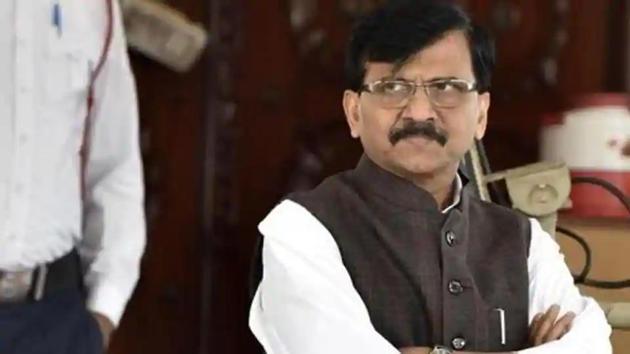 Shiv Sena MP Sanjay Raut. (Sanjeev Verma/HT PHOTO) Shiv Sena MP Sanjay Raut. (Sanjeev Verma/HT PHOTO)