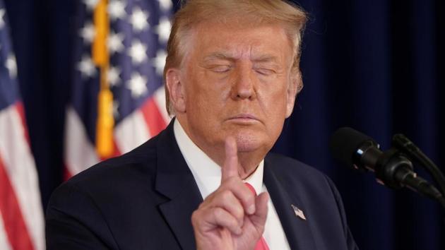 US President Donald Trump said the arrest of Hong Kong media tycoon Jimmy Lai was a ‘terrible thing’.(REUTERS)