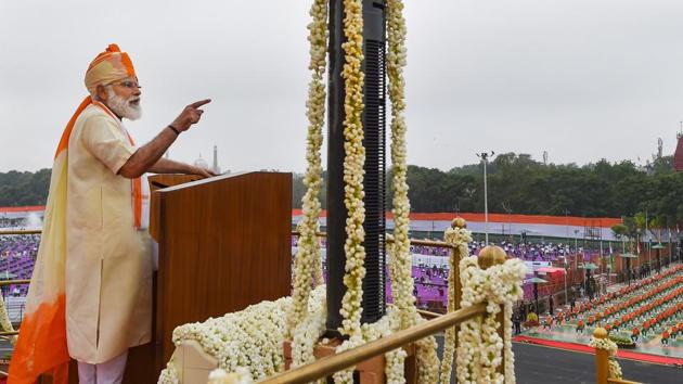 PM Modi said that in order to rapidly modernise India, there is a need to give a new direction to overall infrastructure development.(PTI Photo)