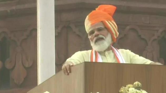 Prime Minister Narendra Modi dedicated most of his speech to Covid-19.(ANI Photo) Prime Minister Narendra Modi dedicated most of his speech to Covid-19.(ANI Photo)