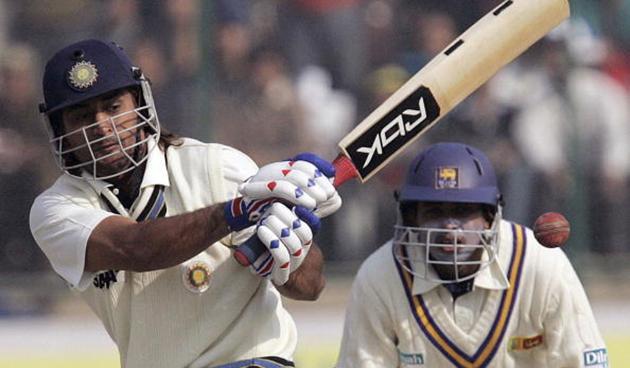 He made his Test match debut for India in Chennai against Sri Lanka on December 2, 2005 (getty images)