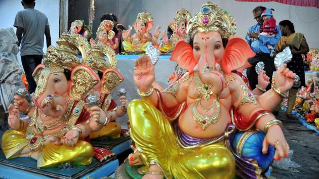 Pune is famous for its Ganesh festival and a big immersion procession in the state.(HT Photo)