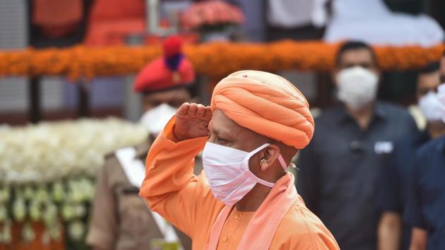 UP CM Yogi Adityanath remembers freedom fighters on 74th Independence ...