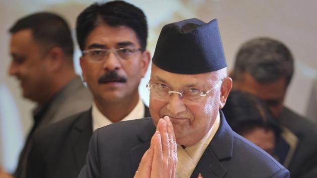 Nepalese Prime Minister Khadga Prasad Oli(HT Archive)