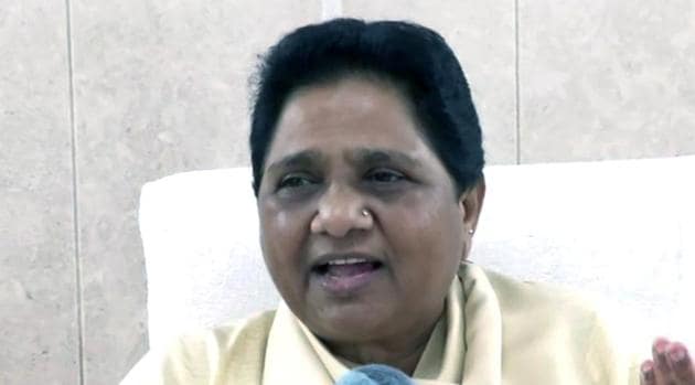 BSP president Mayawati is seen in New Delhi in this file photo. She attacked the BJP government in Uttar Pradesh over the murder of a village head and the death of a boy in subsequent violence in the state’s Azamgarh district. (ANI) BSP president Mayawati is seen in New Delhi in this file photo. She attacked the BJP government in Uttar Pradesh over the murder of a village head and the death of a boy in subsequent violence in the state’s Azamgarh district. (ANI)