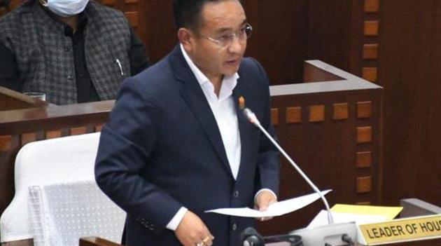Sikkim Chief Minister Prem Singh Tamang.(twitter/@GolayPs) Sikkim Chief Minister Prem Singh Tamang.(twitter/@GolayPs)
