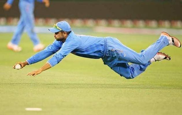 During his cricketing career, Suresh Raina was also regarded as one of India’s best fielders. (AFP)