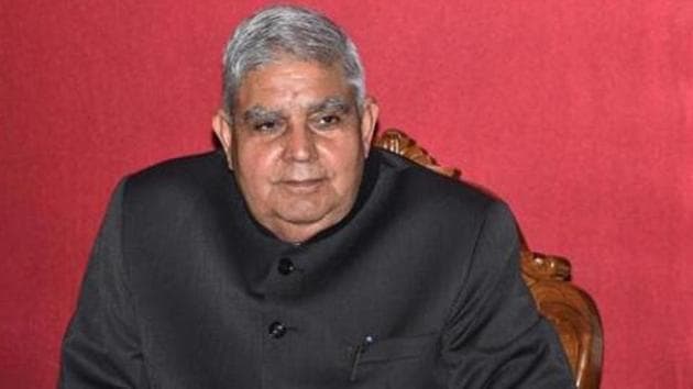 Governor Jagdeep Dhankhar.(HT photo)
