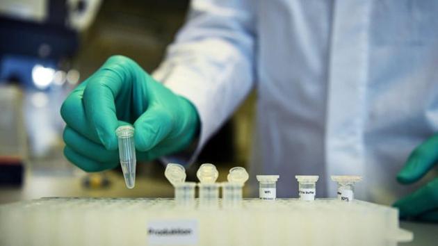 An employee of German biopharmaceutical company CureVac, demonstrates research on a vaccine for the coronavirus (Covid-19) disease at a laboratory in Tuebingen, Germany.(REUTERS) An employee of German biopharmaceutical company CureVac, demonstrates research on a vaccine for the coronavirus (Covid-19) disease at a laboratory in Tuebingen, Germany.(REUTERS)