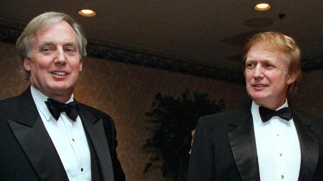 In this Nov. 3, 1999 file photo, Robert Trump, left, joins then real estate developer and presidential hopeful Donald Trump at an event in New York.(AP) In this Nov. 3, 1999 file photo, Robert Trump, left, joins then real estate developer and presidential hopeful Donald Trump at an event in New York.(AP)