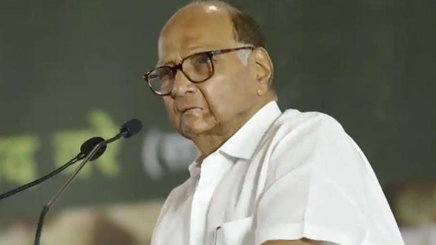 Nationalist Congress Party (NCP) chief Sharad Pawar.(HT photo)
