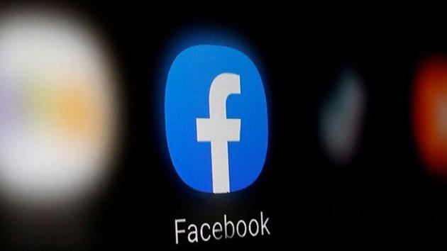 FILE PHOTO: A Facebook logo is displayed on a smartphone in this illustration taken January 6, 2020.(REUTERS)