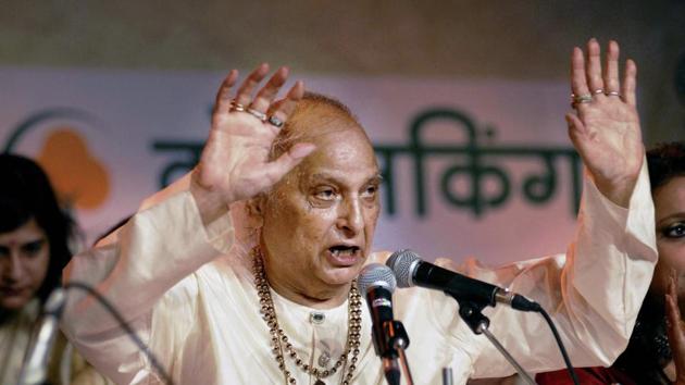 Vocalist Pandit Jasraj died on Monday.(PTI)