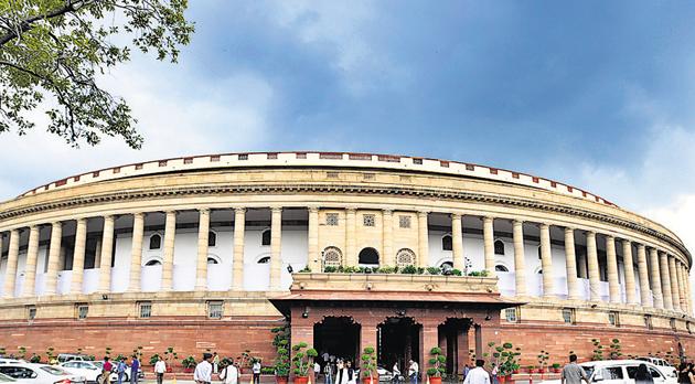 The seating arrangements in the Parliament building will be in strict compliance with social distancing norms.(Raj K Raj/HT File Photo)