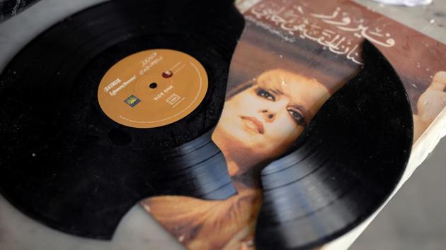 A broken record of Lebanese singer Fayrouz is seen in the damaged house of fashion designer Elie Saab, following a massive explosion at the Beirut port area, Lebanon, August 15, 2020. (REUTERS/Alkis Konstantinidis) A broken record of Lebanese singer Fayrouz is seen in the damaged house of fashion designer Elie Saab, following a massive explosion at the Beirut port area, Lebanon, August 15, 2020. (REUTERS/Alkis Konstantinidis)
