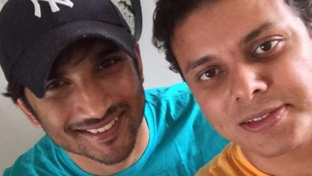 Sushant Singh Rajput with his brother-in-law Vishal Kirti.