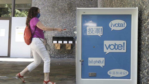 State or local authorities in places such as Arizona, Wisconsin and Pennsylvania are pressing for more boxes or drop-off sites that would enable ballots to reach election officials without going through the mail.(AP Photo)