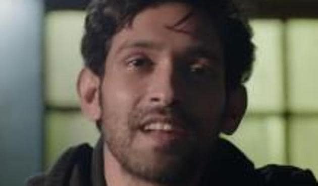 Vikrant Massey in a still from the teaser of Chetan Bhagat’s new book. Vikrant Massey in a still from the teaser of Chetan Bhagat’s new book.