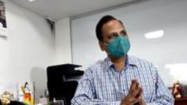 Health minister of Delhi Satyendar Jain after recovering from Covid-19 at Delhi Secretariat.(Arvind Yadav/HT File Photo) Health minister of Delhi Satyendar Jain after recovering from Covid-19 at Delhi Secretariat.(Arvind Yadav/HT File Photo)