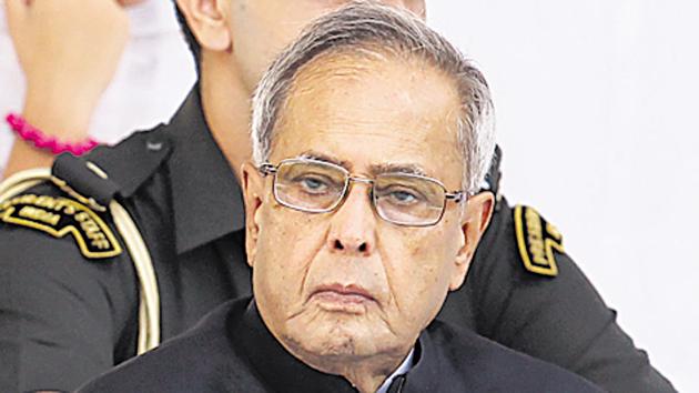 Earlier in the day, Pranab Mukherjee’s son Abhijit Mukherjee said his father’s medical condition was stable and his vital parameters continued to remain under control.(HT Photo)