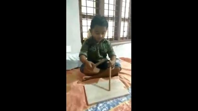 The image shows the kid in question. (Twitter/@ikaveri) The image shows the kid in question. (Twitter/@ikaveri)