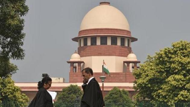 The exact date on which the physical hearing will resume in Supreme Court is not clear yet.(Sanchit Khanna/HT Photo)