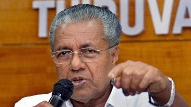 The BJP has accused the Kerala CM of attempting to divert attention from the gold smuggling case which has cast a shadow on his office as well. (PTI Photo) The BJP has accused the Kerala CM of attempting to divert attention from the gold smuggling case which has cast a shadow on his office as well. (PTI Photo)