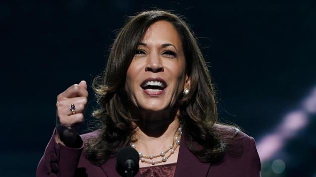 Democratic Nominee For US Vice-president Kamala Harris Makes History ...