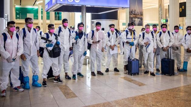 The Rajasthan Royals also marked their arrival in the UAE. The team will be captained by Steve Smith, who will join the squad much later (Rajasthan royals/twitter)