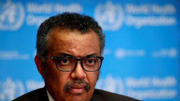 Director General of the World Health Organization (WHO) Tedros Adhanom Ghebreyesus.(Reuters file photo)