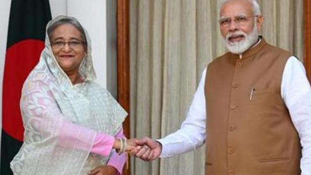 India accords a high priority to friendly relations with Bangladesh as part of its neighbourhood first policy.(Mohd Zakir/HT PHOTO/File/Representative)