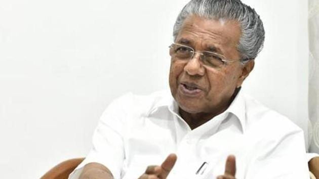 Kerala Chief Minister Pinarayi Vijayan in New Delhi on Sunday. (PTI) Kerala Chief Minister Pinarayi Vijayan in New Delhi on Sunday. (PTI)
