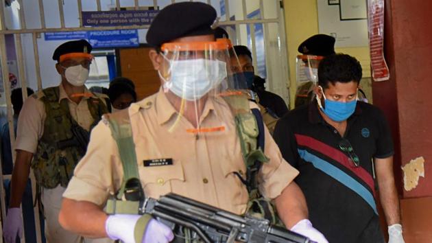 The three key accused in the gold smuggling case -- Sarith PS, Swapna Suresh, and Sandeep Nair -- were sent to judicial custody till August 26 by a Kochi court. (PTI file photo) The three key accused in the gold smuggling case -- Sarith PS, Swapna Suresh, and Sandeep Nair -- were sent to judicial custody till August 26 by a Kochi court. (PTI file photo)