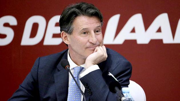 Newly elected President of International Association of Athletics Federations Sebastian Coe listens to a question at a news conference in Beijing.(Reuters)