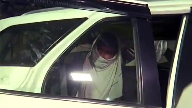 Suspected ISIS operative Mohammed Mushtaqeem Khan is seen in his native village in Uttar Pradesh’s Balrampur on Saturday.(ANI photo) Suspected ISIS operative Mohammed Mushtaqeem Khan is seen in his native village in Uttar Pradesh’s Balrampur on Saturday.(ANI photo)