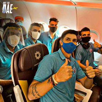 “Finally we are travelling and looking forward to getting to Dubai and isolating for a week. We will be undergoing three more tests, and hopefully everyone’s reports will come out negative, and then we can get back on to the field to start practicing,” said assistant coach Mohammad Kaif.