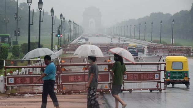 The IMD has forecast light rain and thundershowers in Delhi over the next week(HT PHOTO)