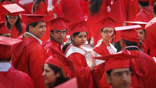 The annual convocation of Delhi University is quite a spectacle of jubilation; but this year it won’t be the same due to Covid-19. (PHOTO: Raj K Raj/HT (Photo For Representational Purposes Only)) The annual convocation of Delhi University is quite a spectacle of jubilation; but this year it won’t be the same due to Covid-19. (PHOTO: Raj K Raj/HT (Photo For Representational Purposes Only))