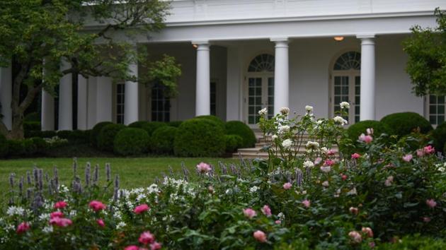 A general view of the renewed White House Rose Garden, from where first lady Melania Trump will address the Republican National Convention on August 25, during a media preview hosted by her office in Washington, D.C., U.S. August 22, 2020. (REUTERS/Erin Scott)