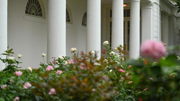 A general view of the renewed White House Rose Garden, from where first lady Melania Trump will address the Republican National Convention on August 25, during a media preview hosted by her office in Washington, D.C., U.S. (REUTERS/Erin Scott)