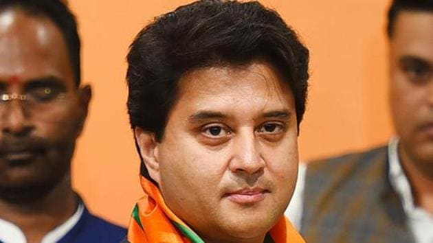 File photo: Senior Bharatiya Janata Party leader Jyotiraditya Scindia. (Raj K Raj/HT PHOTO) File photo: Senior Bharatiya Janata Party leader Jyotiraditya Scindia. (Raj K Raj/HT PHOTO)
