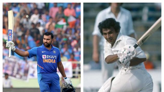File photo of Rohit Sharma and Sunil Gavaskar. (HT Collage) File photo of Rohit Sharma and Sunil Gavaskar. (HT Collage)