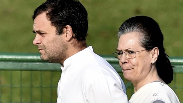 Rahul Gandhi resigned in May 2019, taking responsibility for the Congress’s rout in general elections, and Sonia Gandhi reluctantly became interim chief.(PTI)