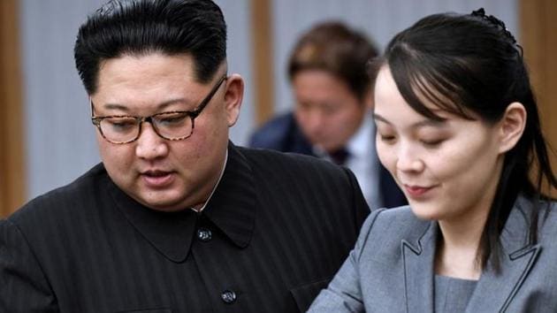 North Korean leader Kim Jong Un and his sister Kim Yo Jong(Reuters File Photo)